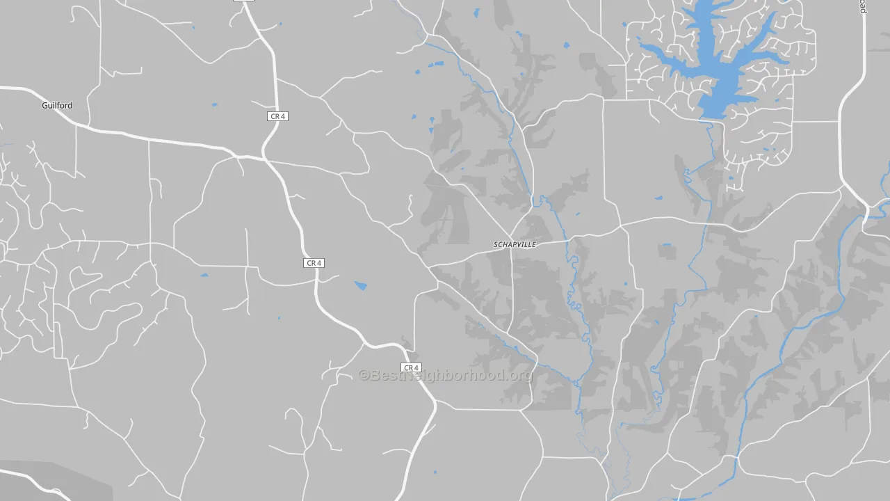 Transit Grade map of Schapville, IL