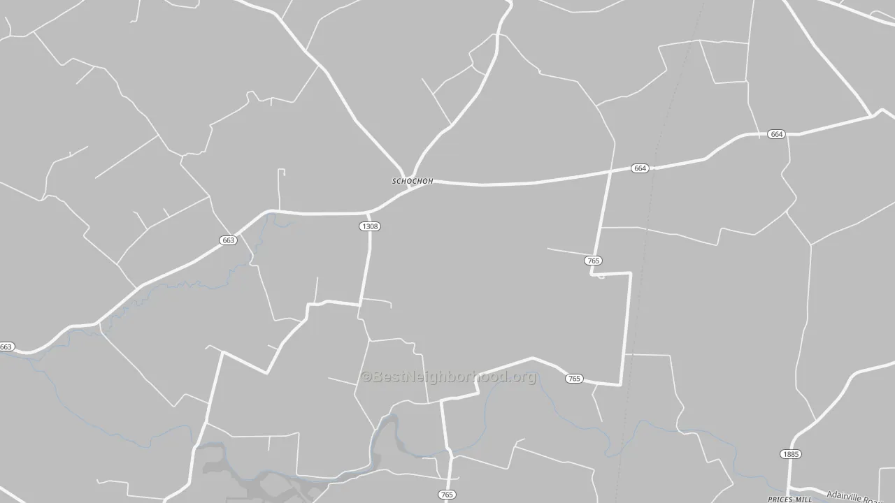Transit Grade map of Schochoh, KY