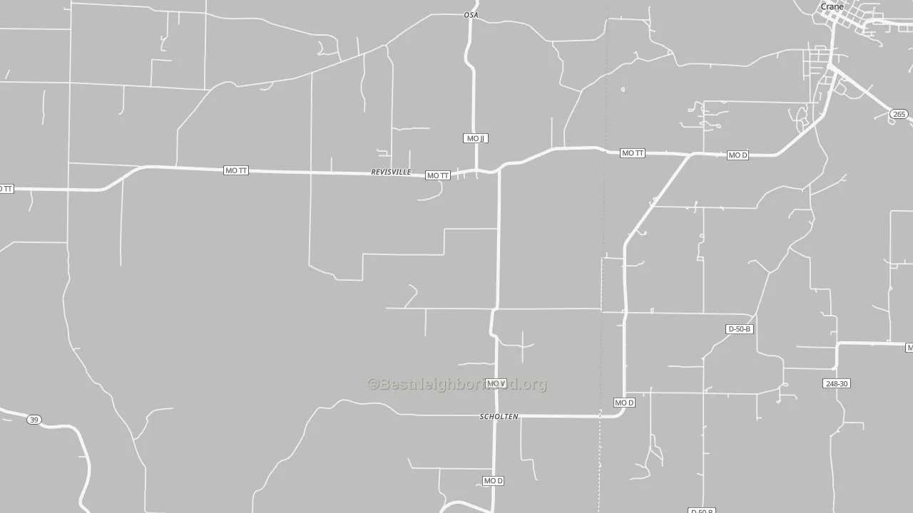 Transit Grade map of Scholten, MO
