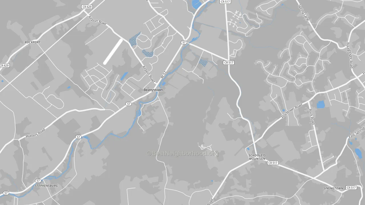 Transit Grade map of Schooleys Mountain, NJ