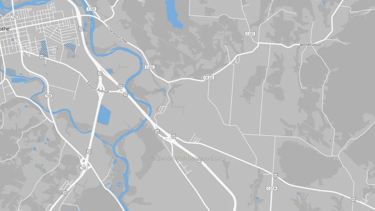 Transit Grade map of Schrader, OH