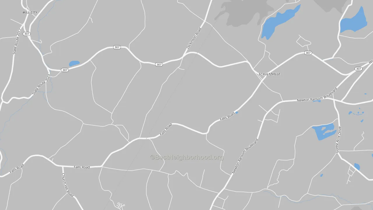 Transit Grade map of Schultzville, PA