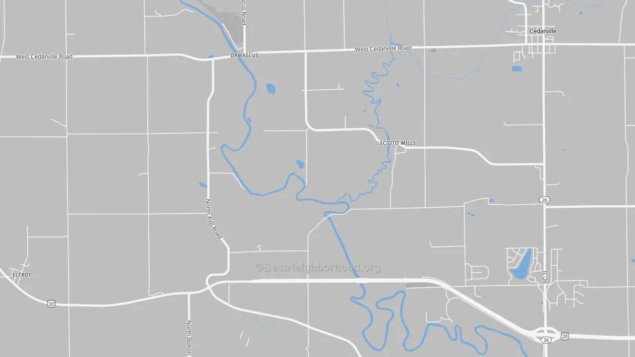 Transit Grade map of Scioto Mills, IL