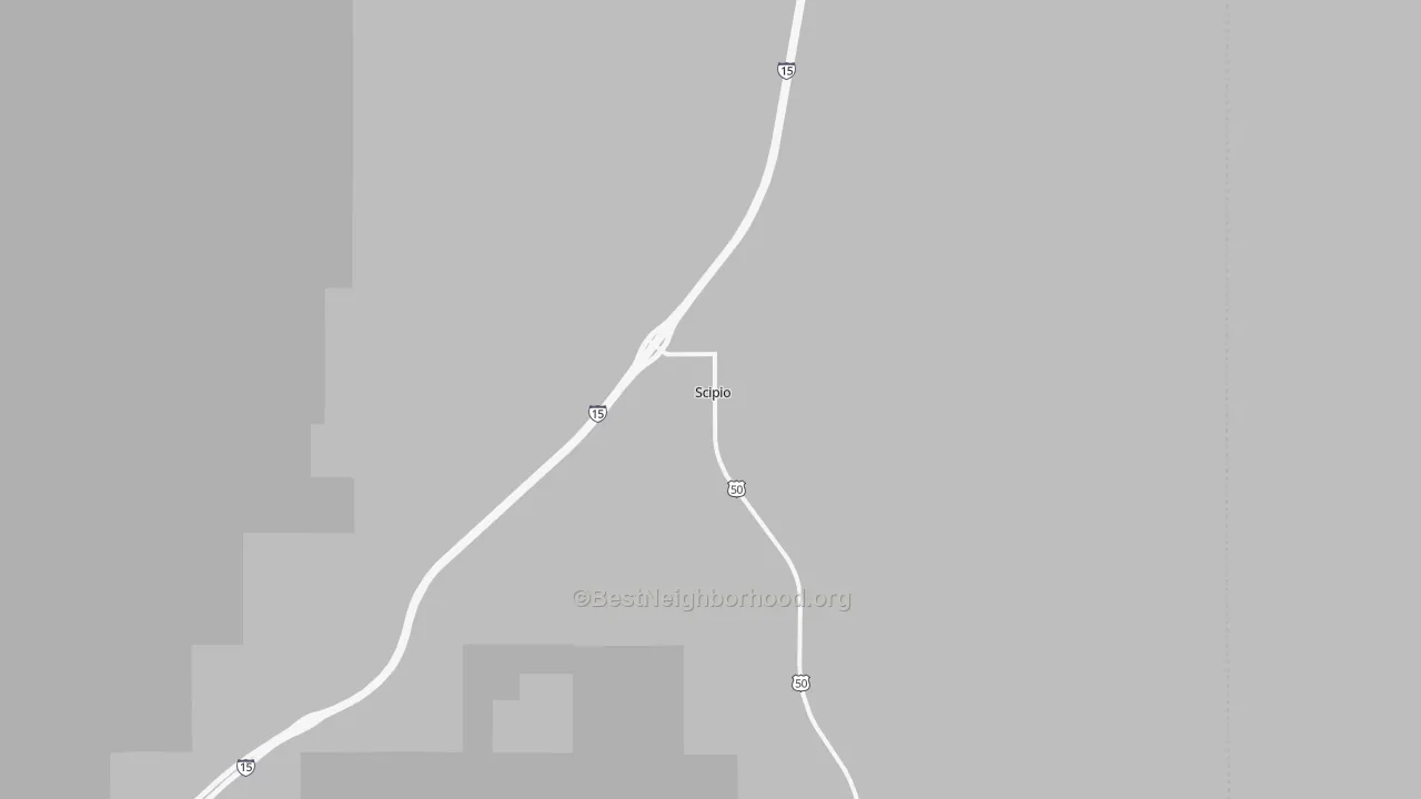 Transit Grade map of Scipio, UT