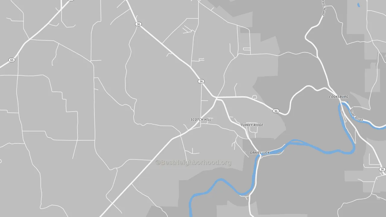 Transit Grade map of Scotch Hill, PA