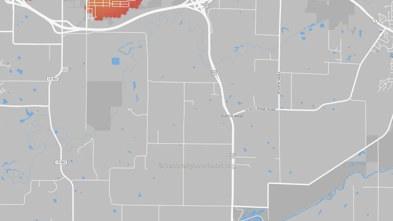 Transit Grade map of Scotch Ridge, IA
