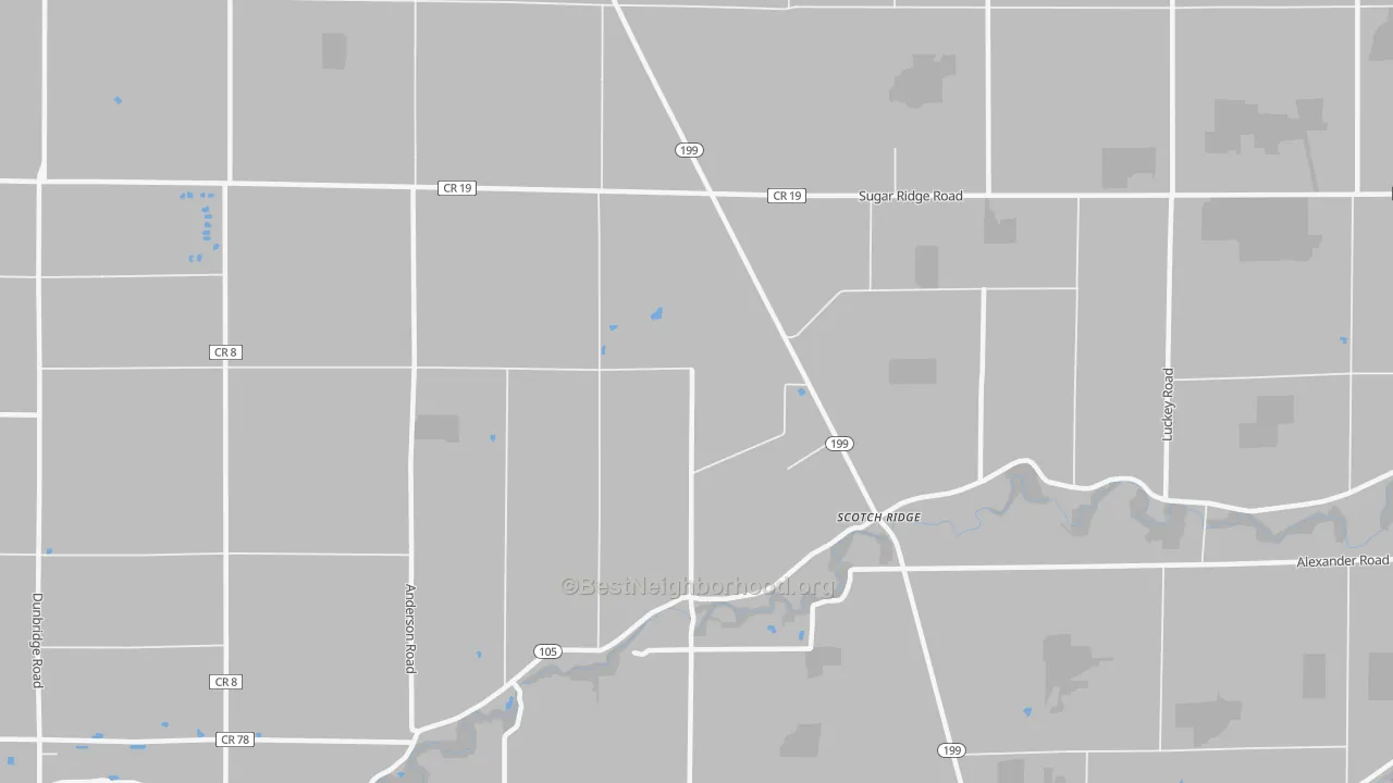 Transit Grade map of Scotch Ridge, OH