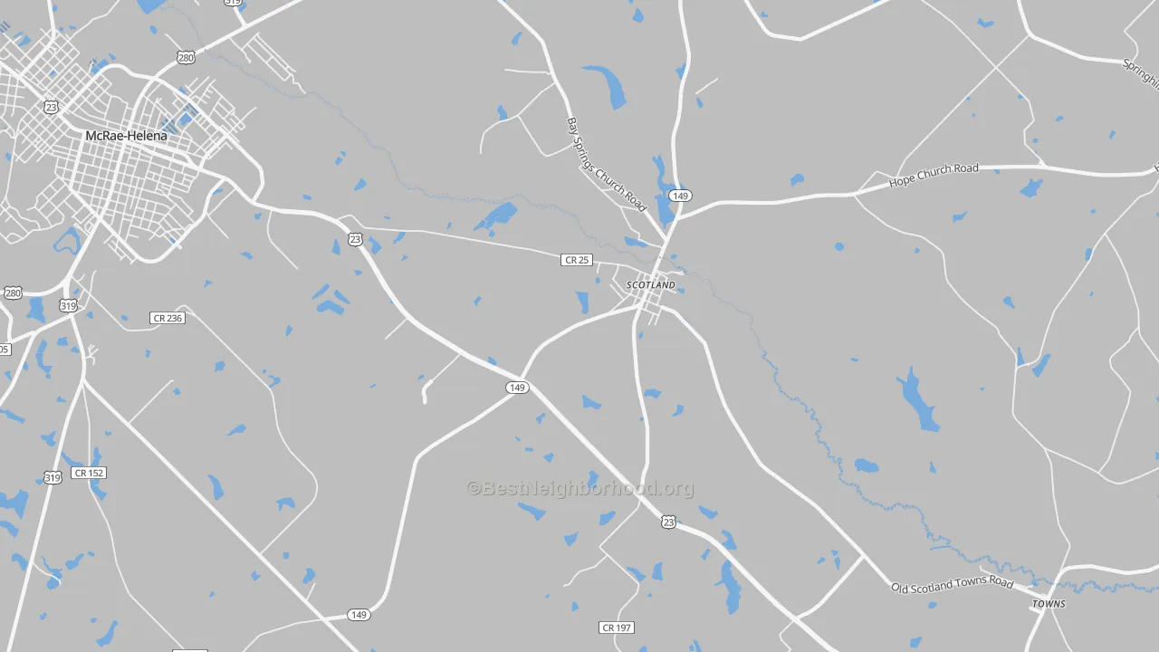 Transit Grade map of Scotland, GA