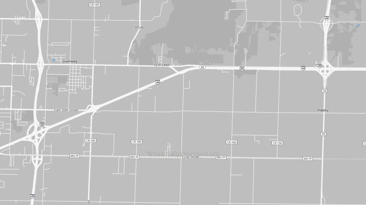 Transit Grade map of Scotland, MO