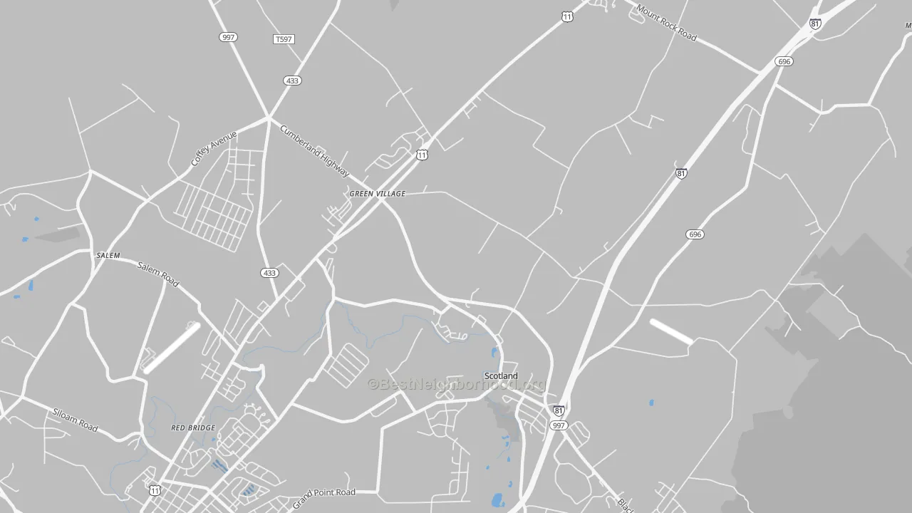 Transit Grade map of Scotland, PA