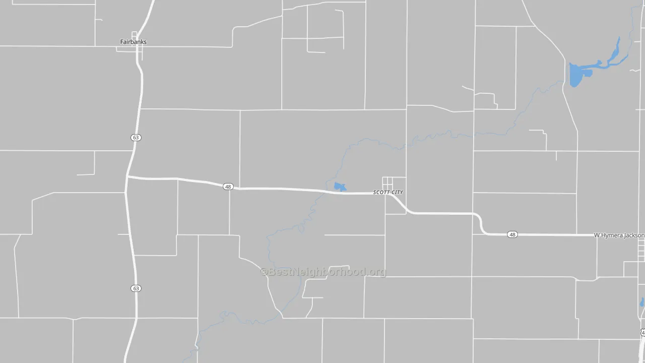 Transit Grade map of Scott City, IN