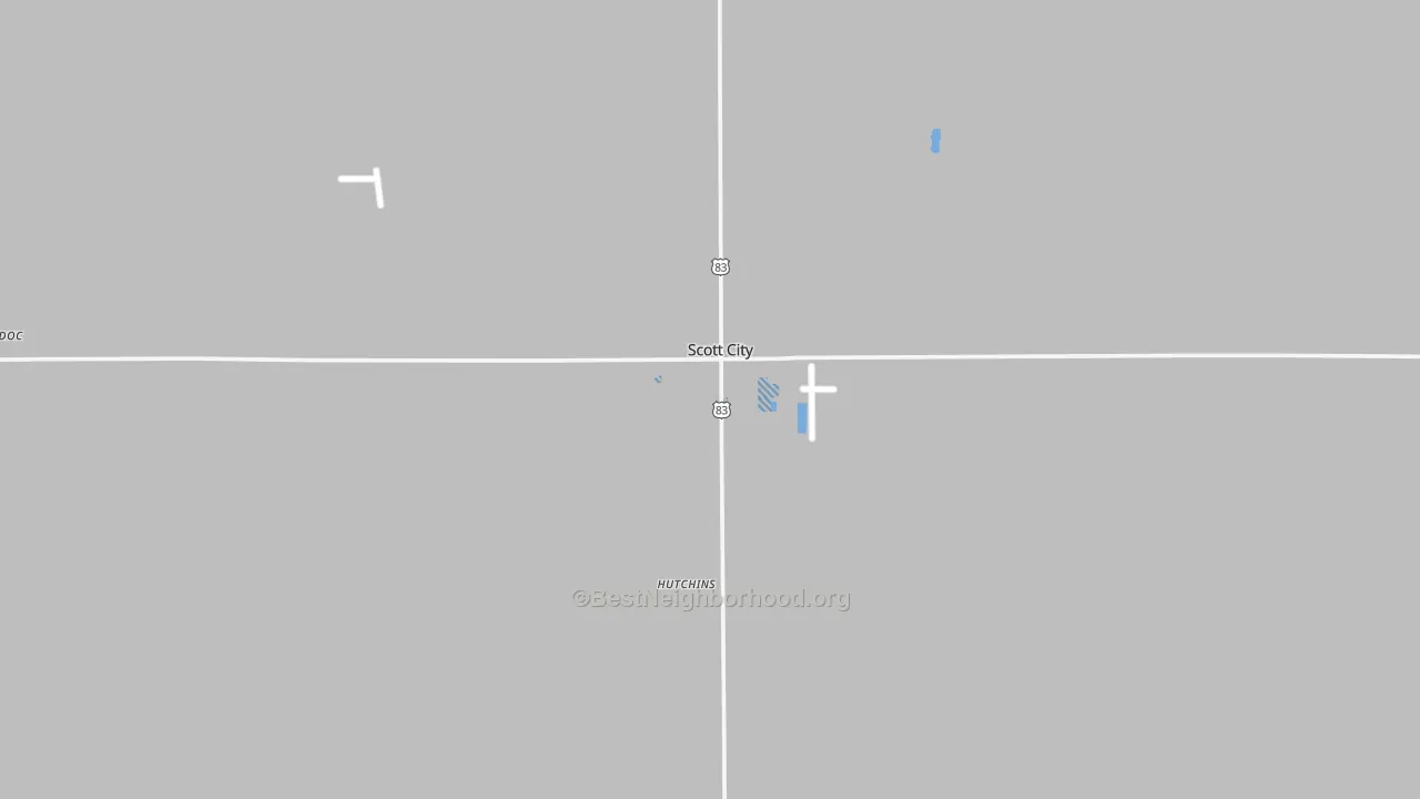 Transit Grade map of Scott City, KS