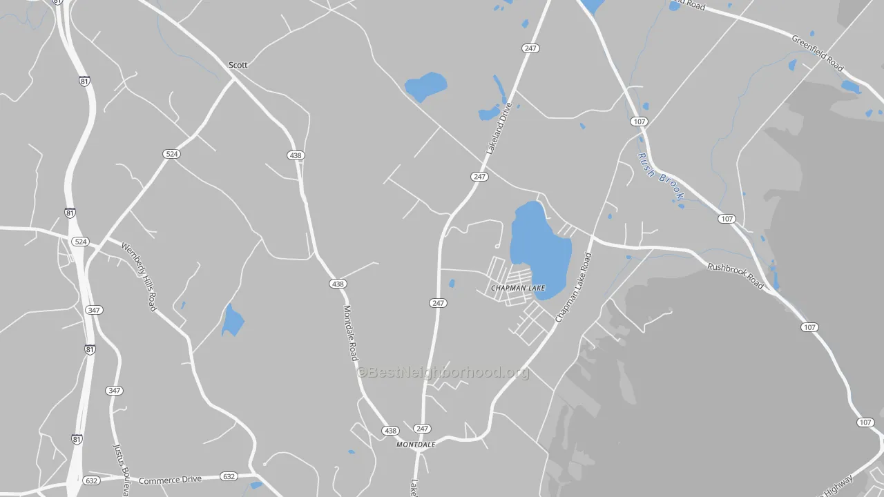 Transit Grade map of Scott, PA