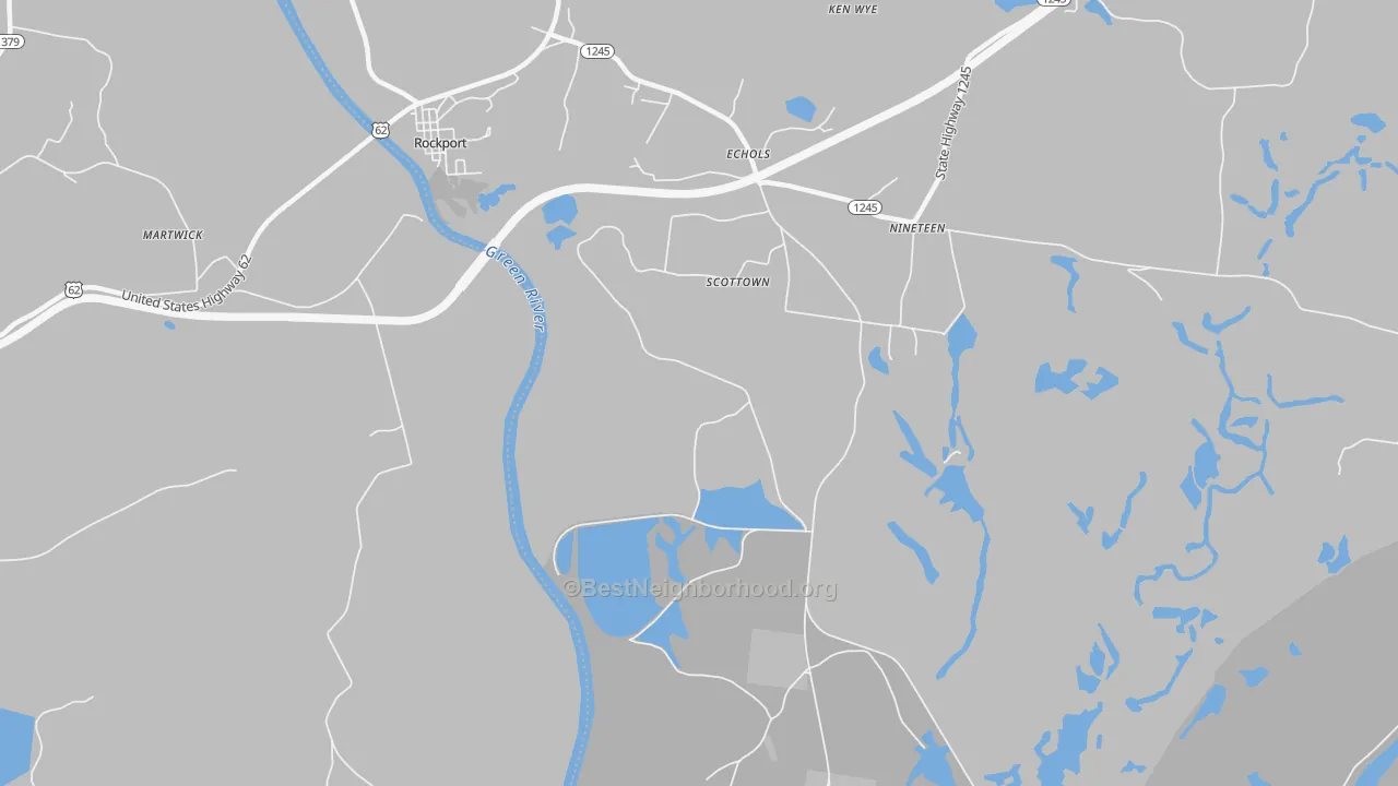 Transit Grade map of Scottown, KY