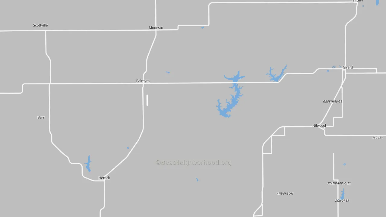 Transit Grade map of Scottville, IL