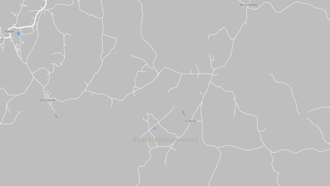 Transit Grade map of Scyrene, AL