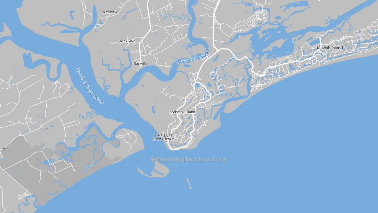Transit Grade map of Seabrook Island, SC