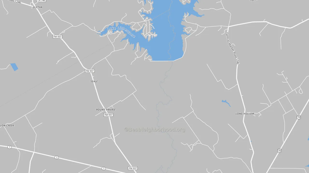 Transit Grade map of Seale, TX