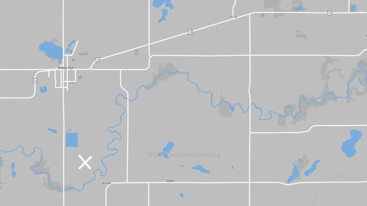 Transit Grade map of Searles, MN