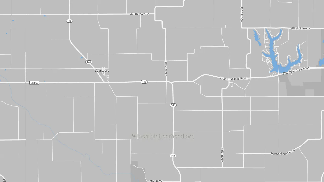 Transit Grade map of Searsboro, IA