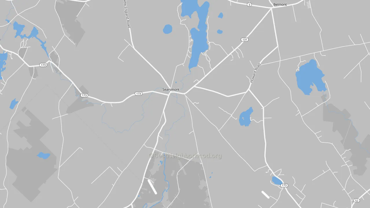 Transit Grade map of Searsmont, ME