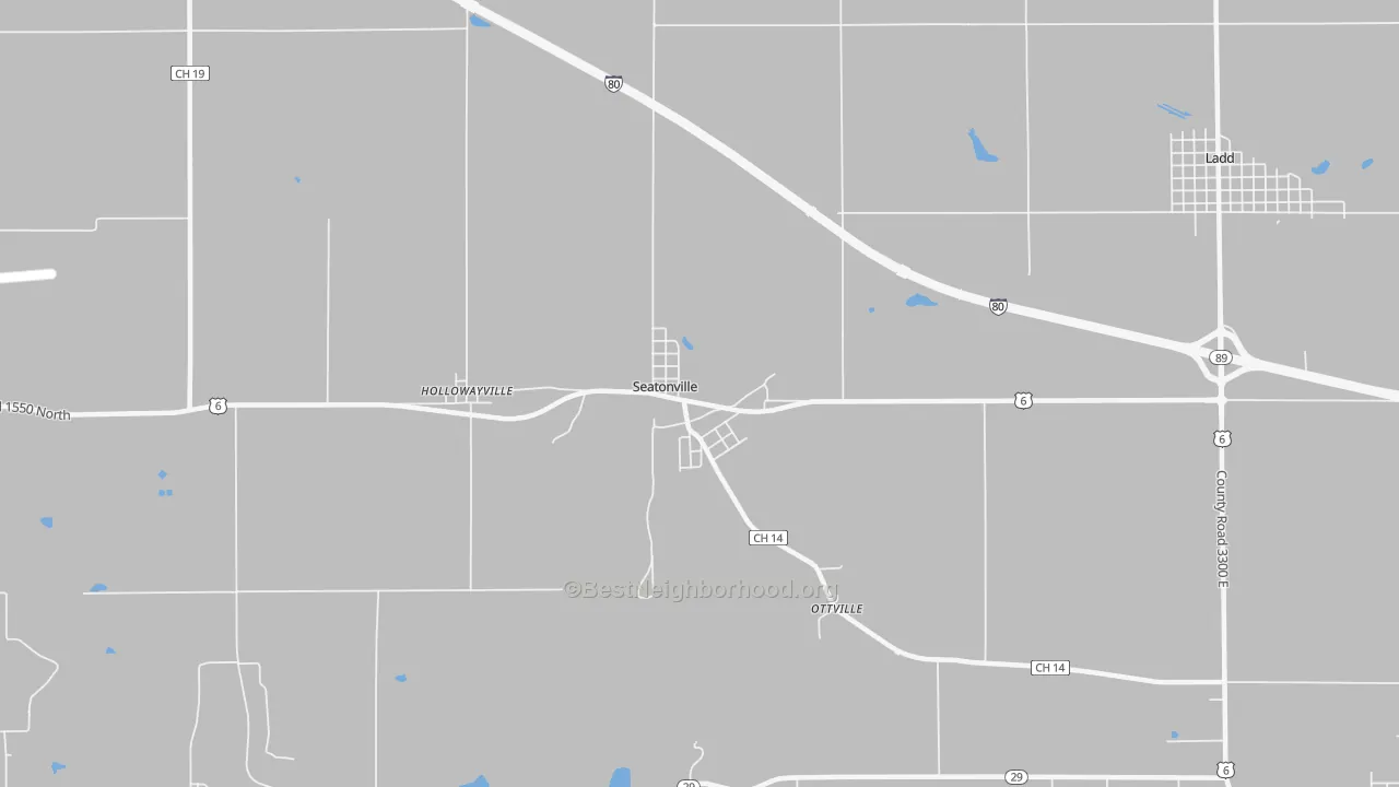 Transit Grade map of Seatonville, IL