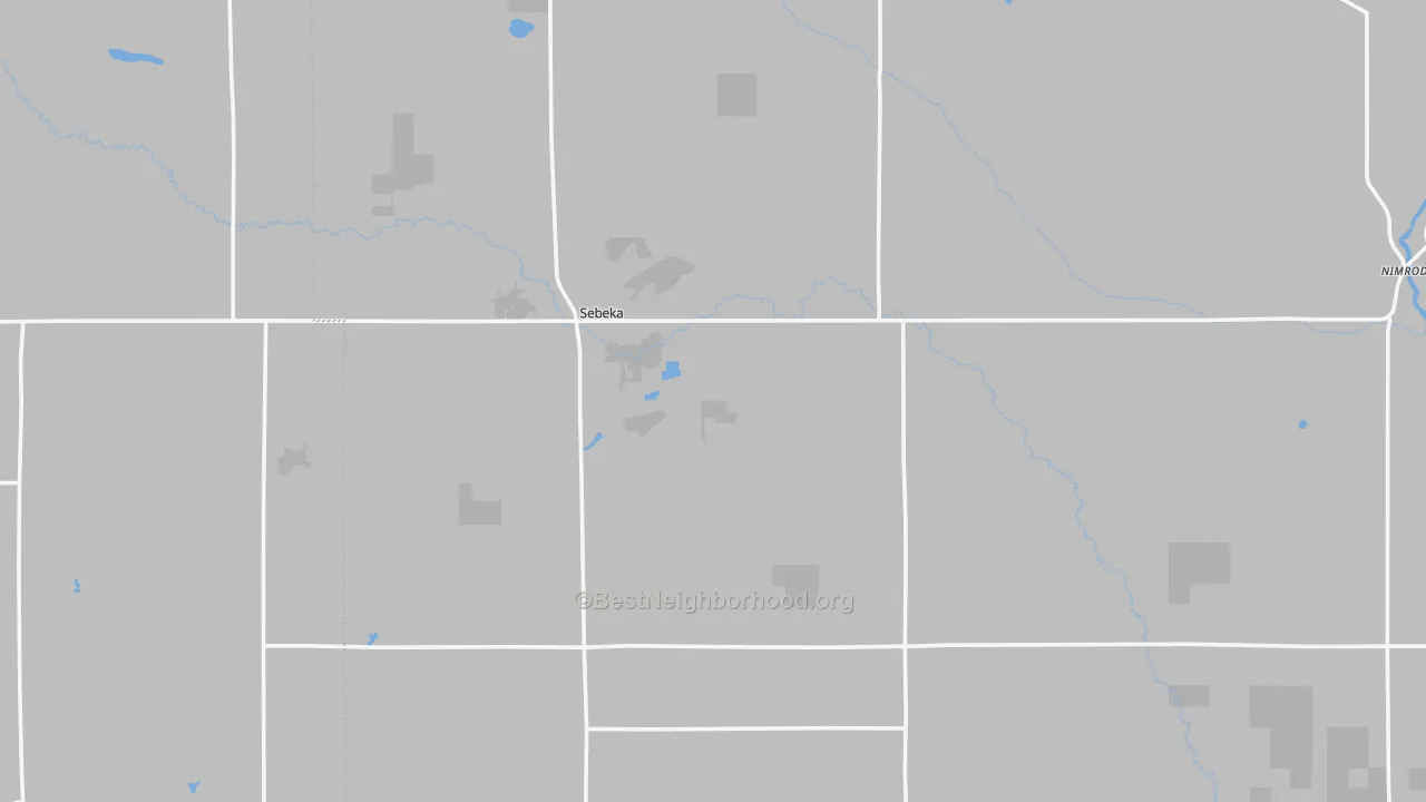 Transit Grade map of Sebeka, MN
