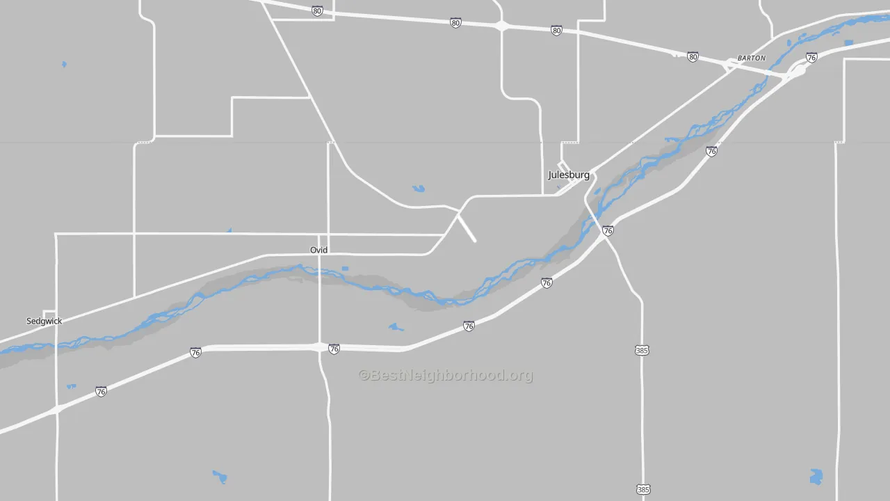 Transit Grade map of Sedgwick County, CO