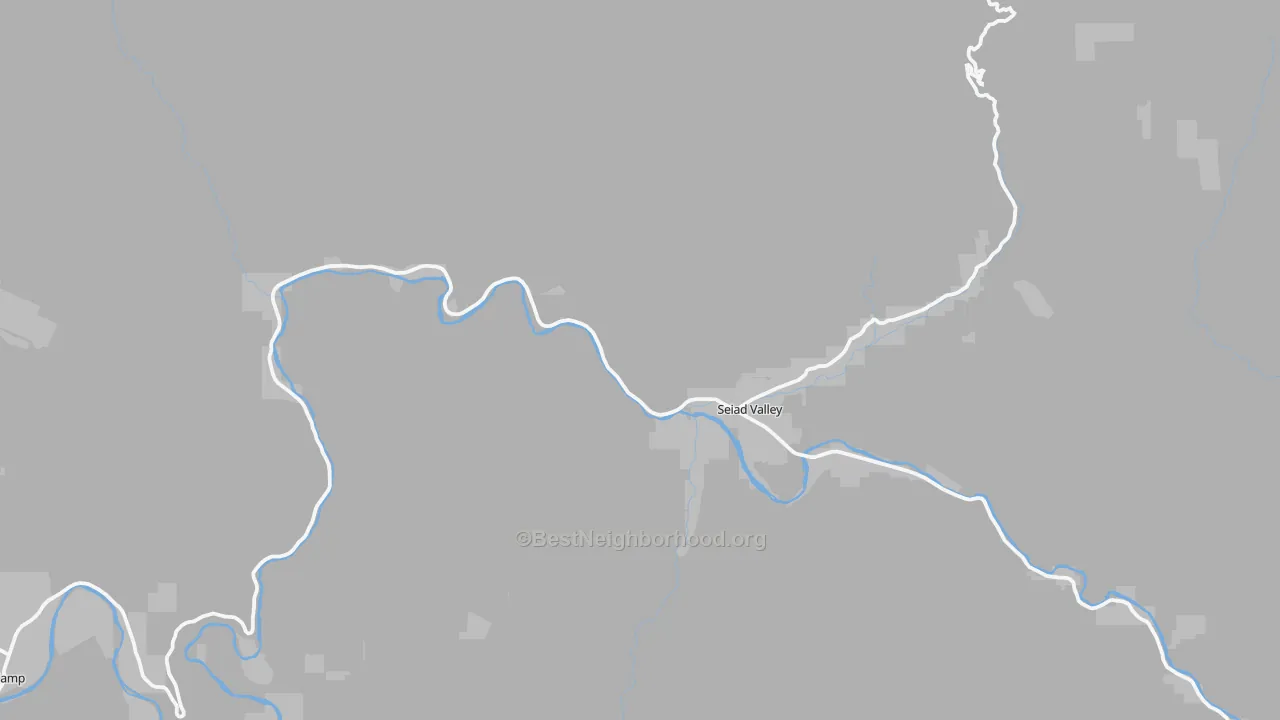Transit Grade map of Seiad Valley, CA