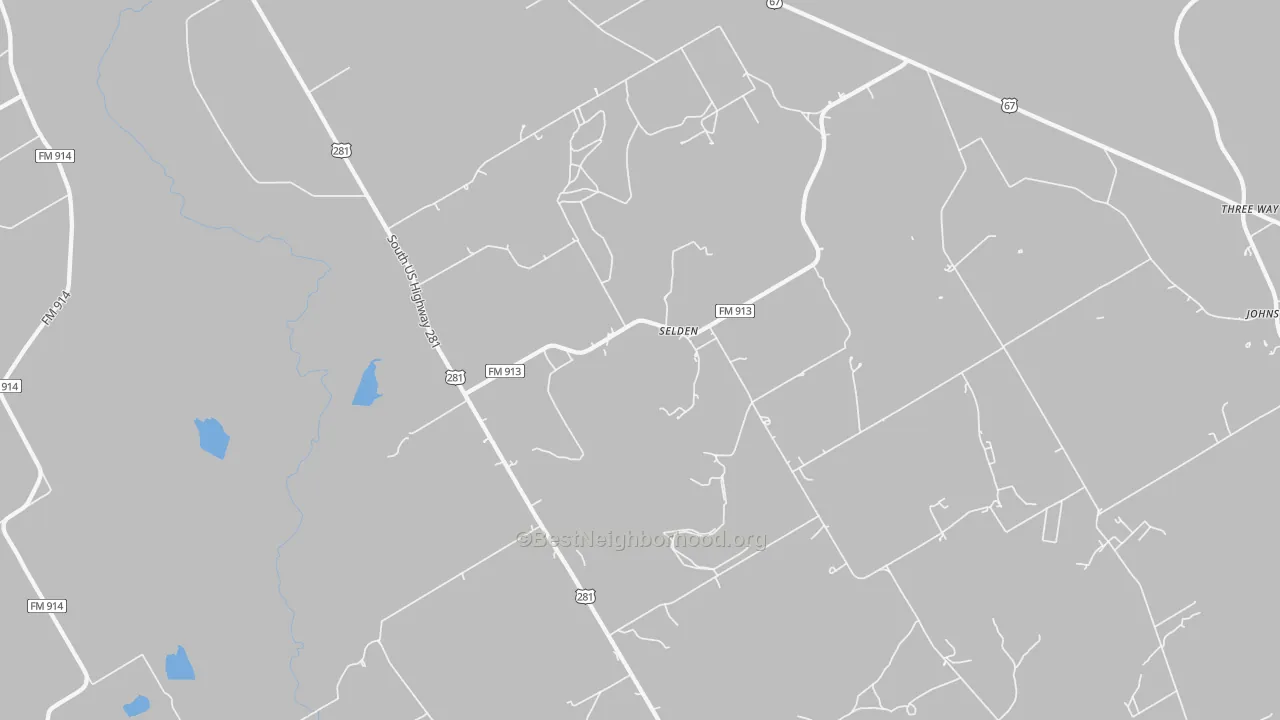 Transit Grade map of Selden, TX