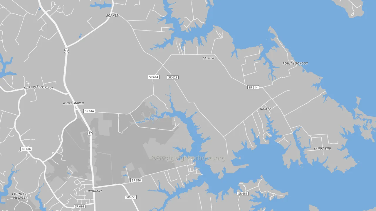 Transit Grade map of Selden, VA