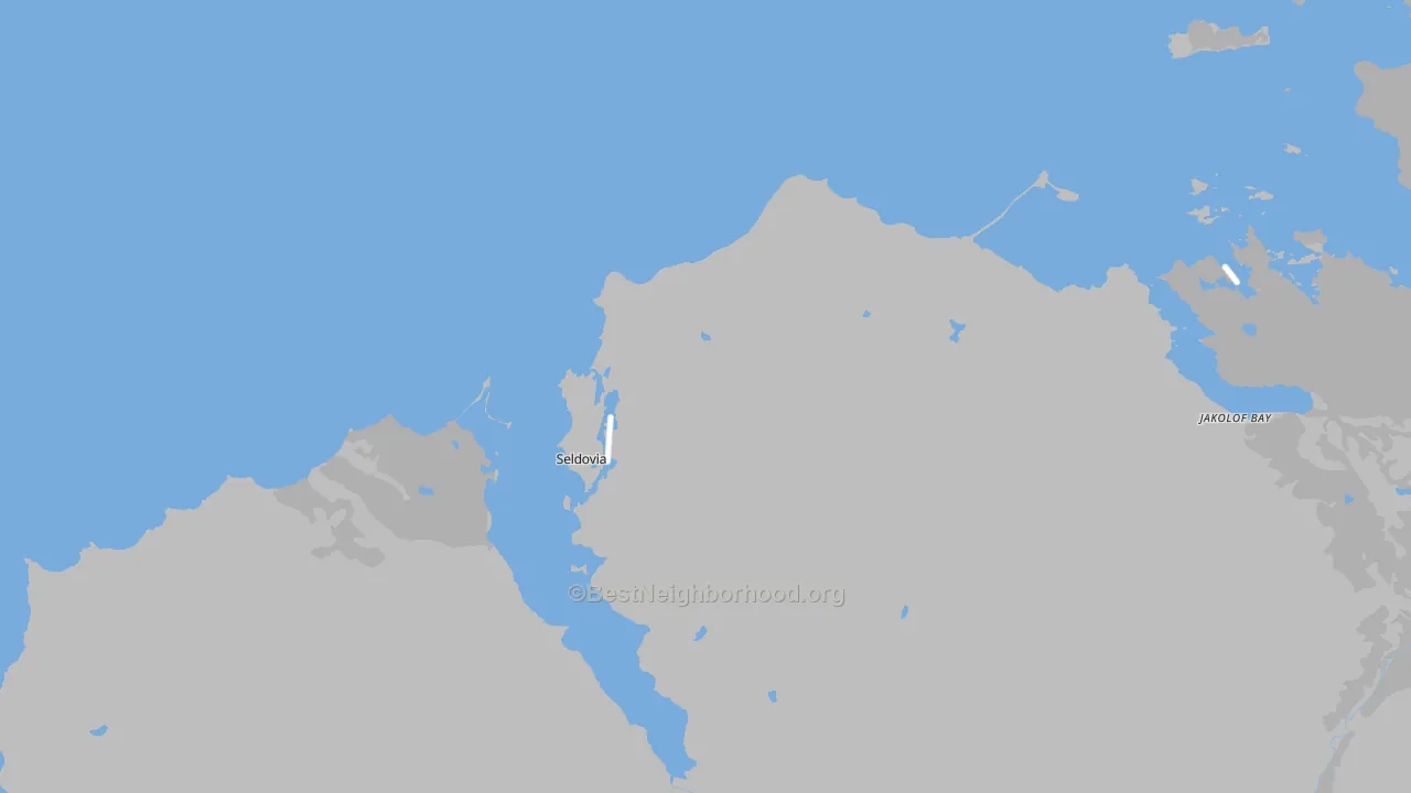 Transit Grade map of Seldovia, AK