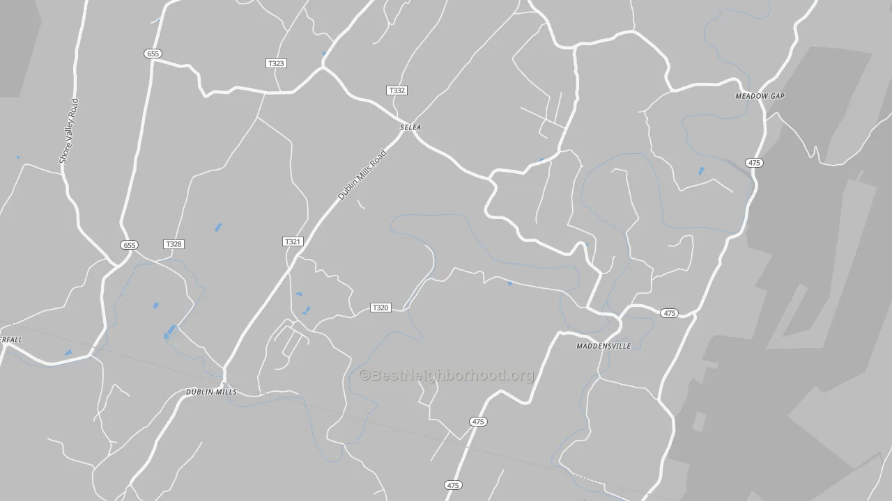 Transit Grade map of Selea, PA