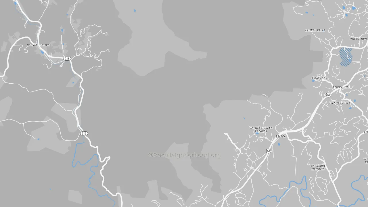 Transit Grade map of Selica, NC