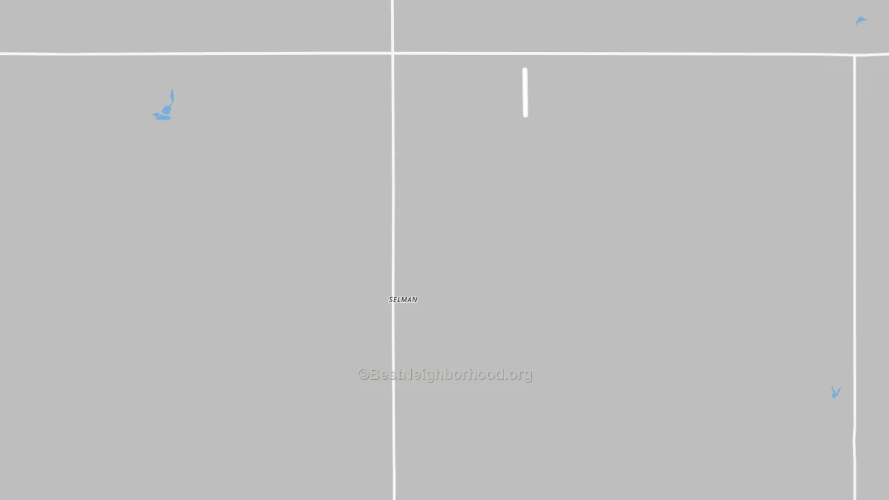 Transit Grade map of Selman, OK