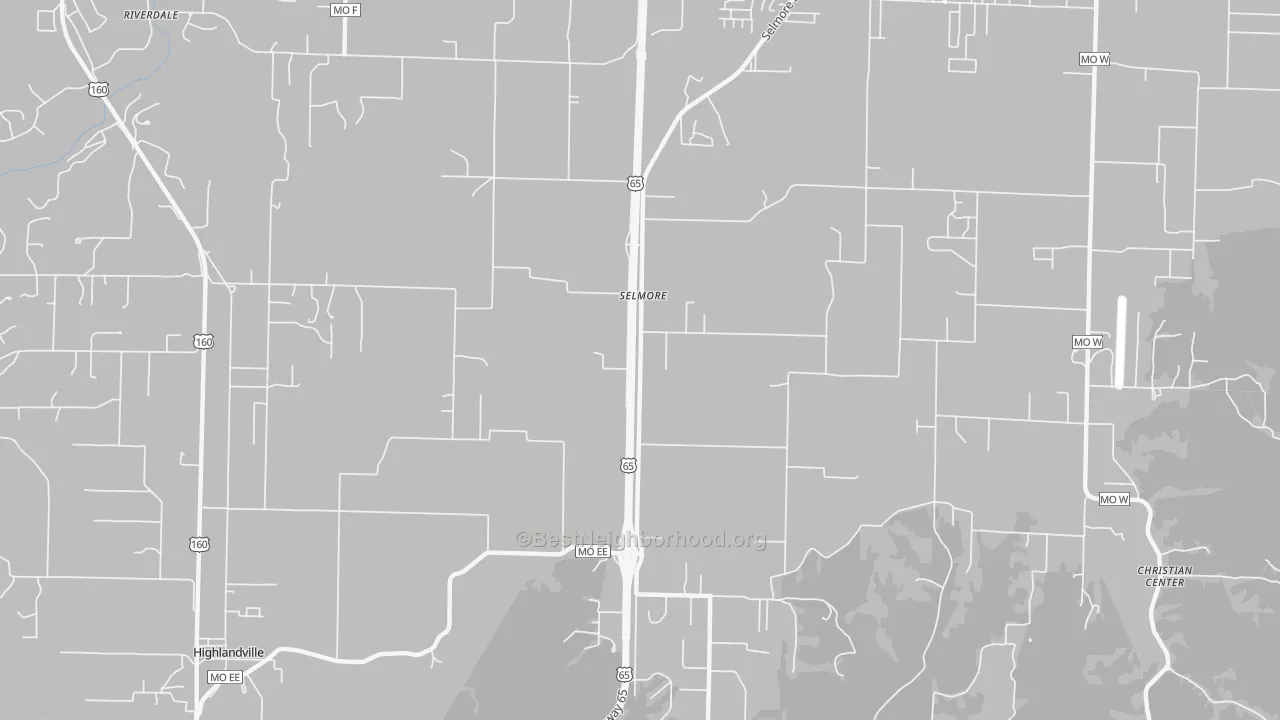 Transit Grade map of Selmore, MO