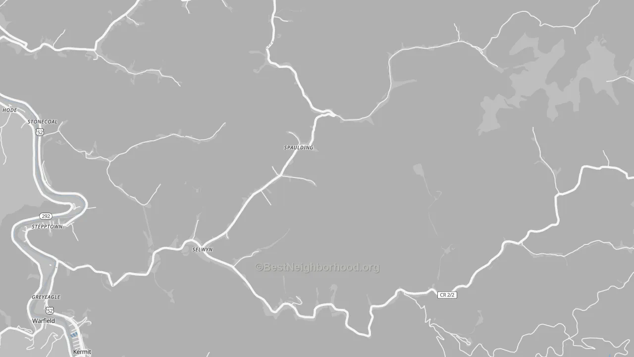 Transit Grade map of Selwyn, WV