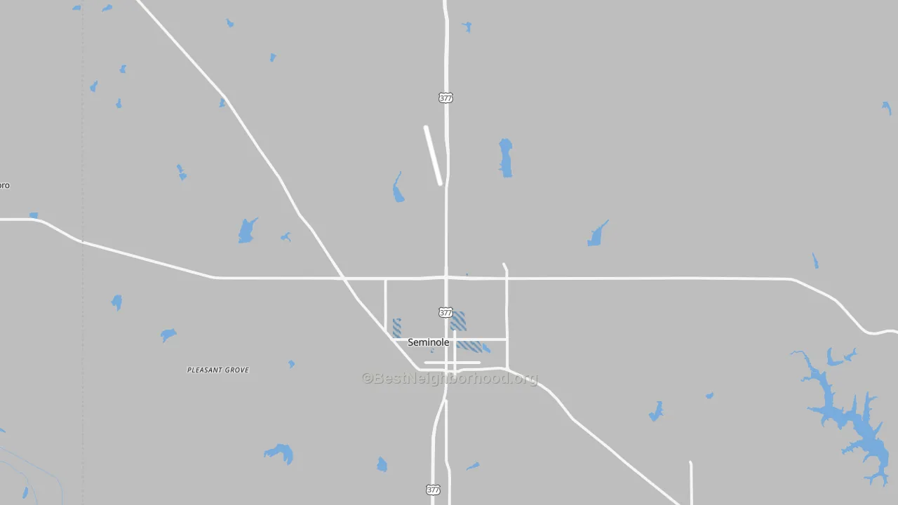Transit Grade map of Seminole, OK