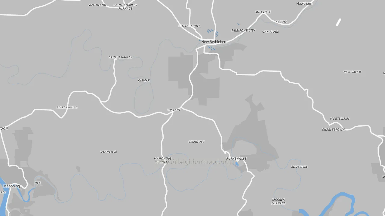 Transit Grade map of Seminole, PA