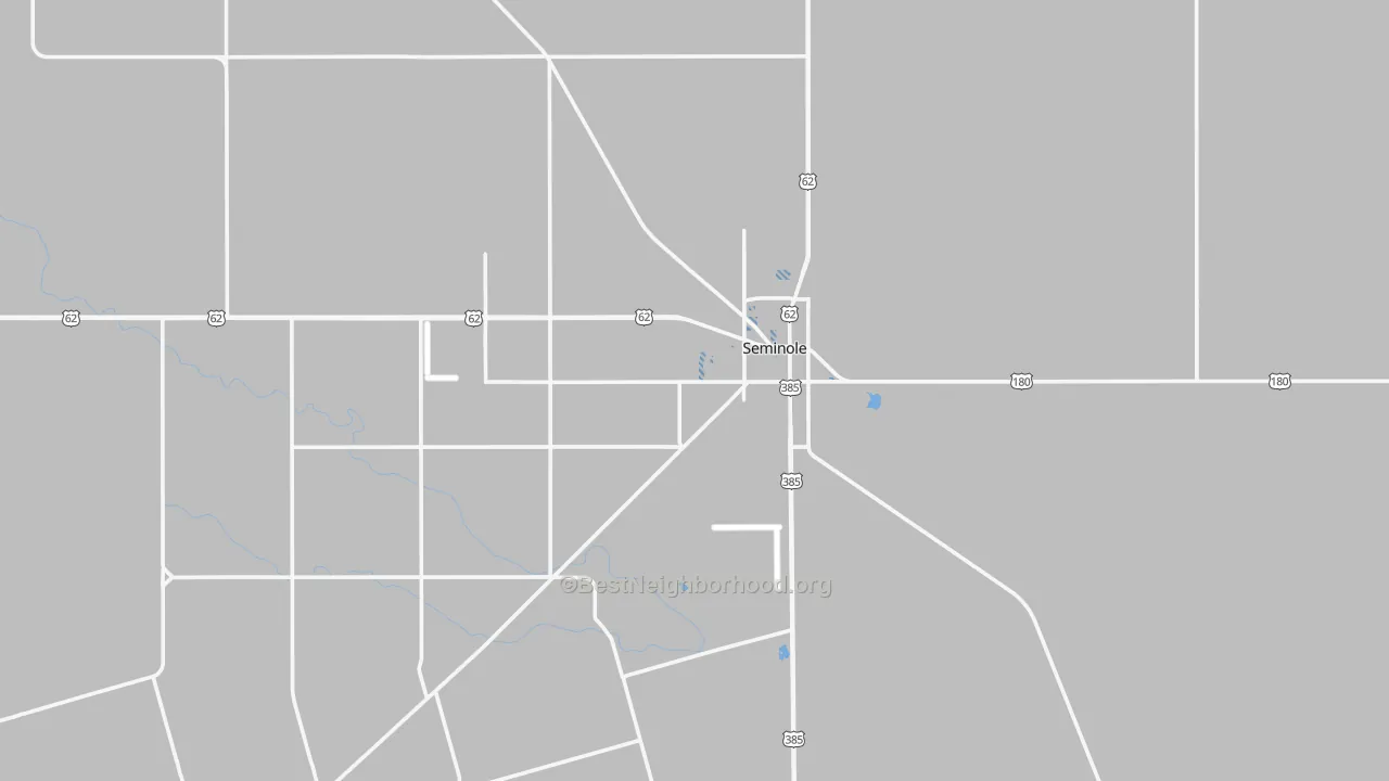 Transit Grade map of Seminole, TX