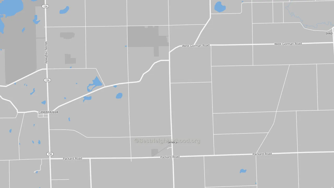 Transit Grade map of Seneca, MI