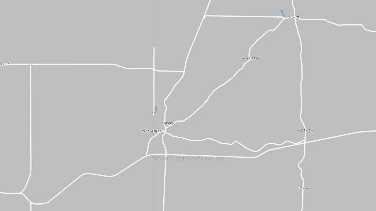 Transit Grade map of Seneca, MO