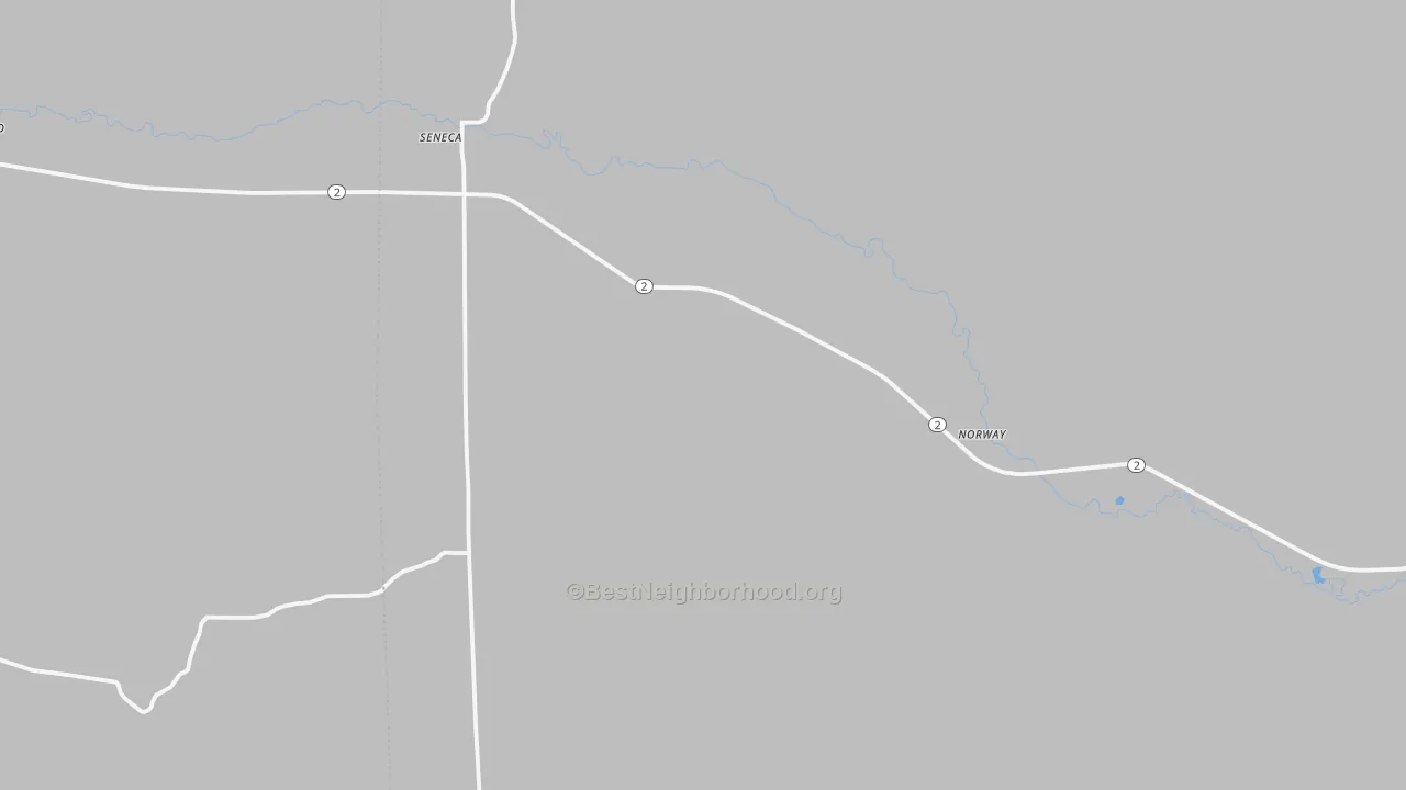 Transit Grade map of Seneca, NE
