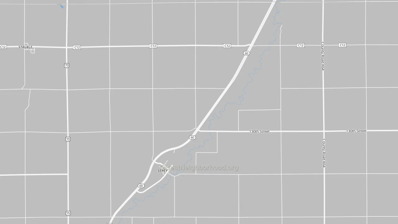 Transit Grade map of Seney, IA