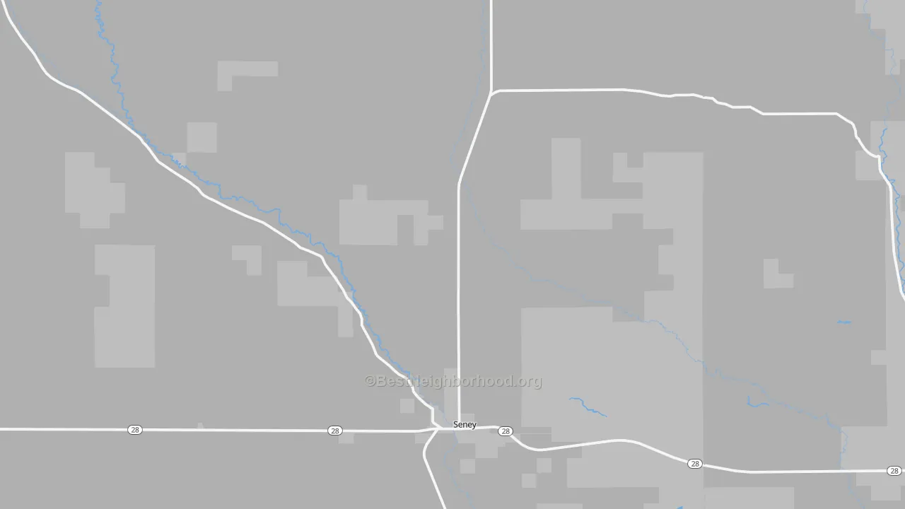 Transit Grade map of Seney, MI