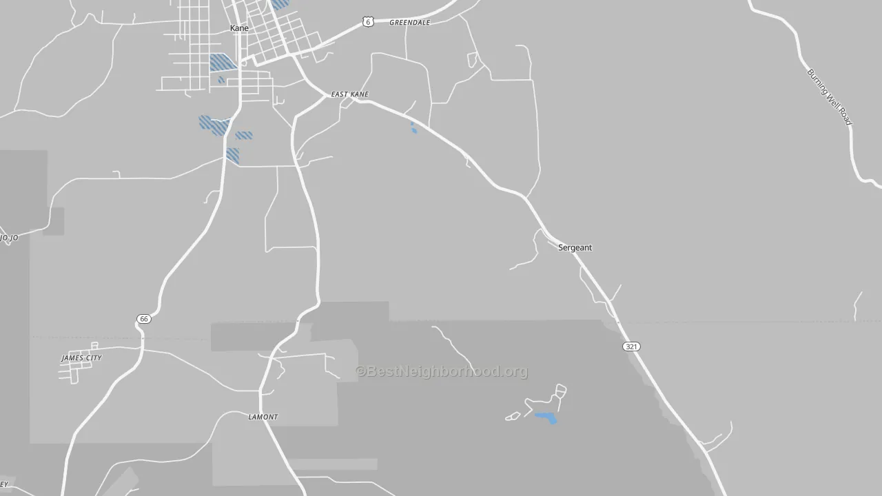 Transit Grade map of Sergeant, PA