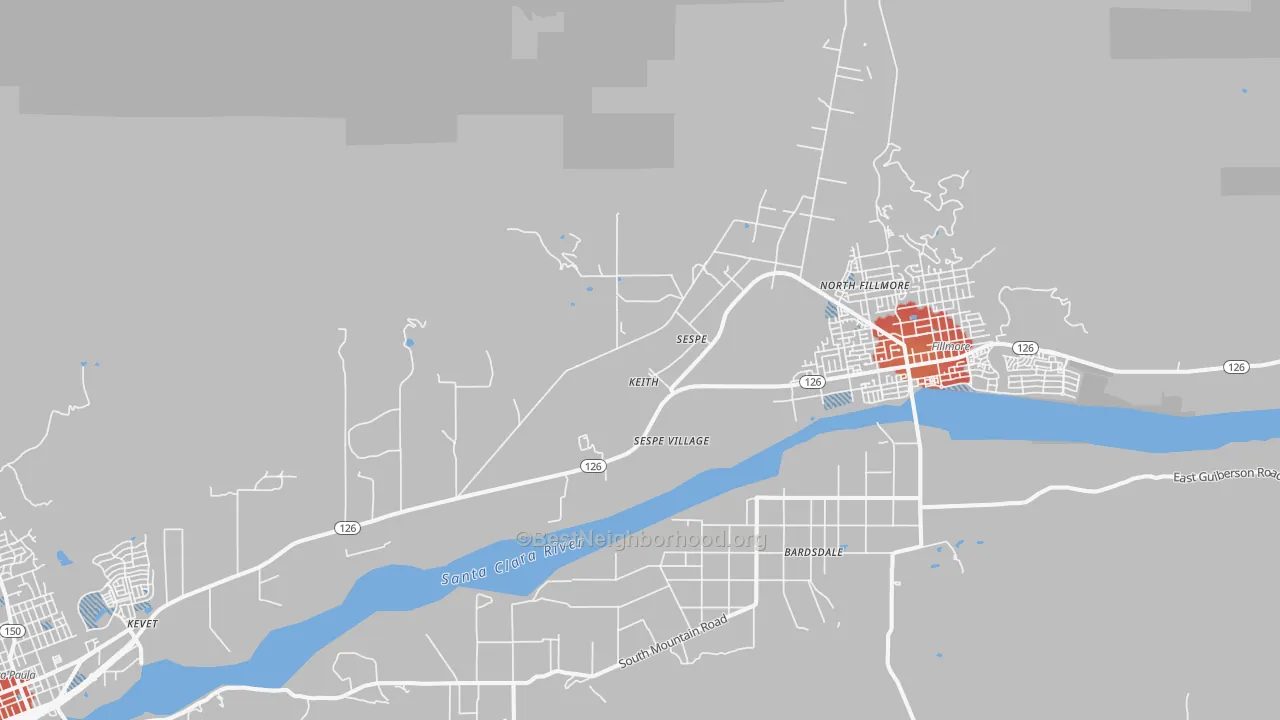 Transit Grade map of Sespe, CA