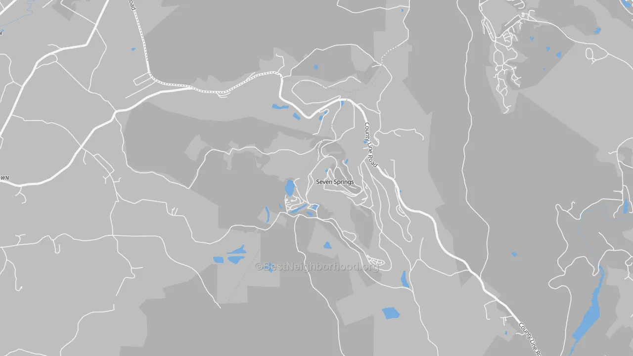 Transit Grade map of Seven Springs, PA