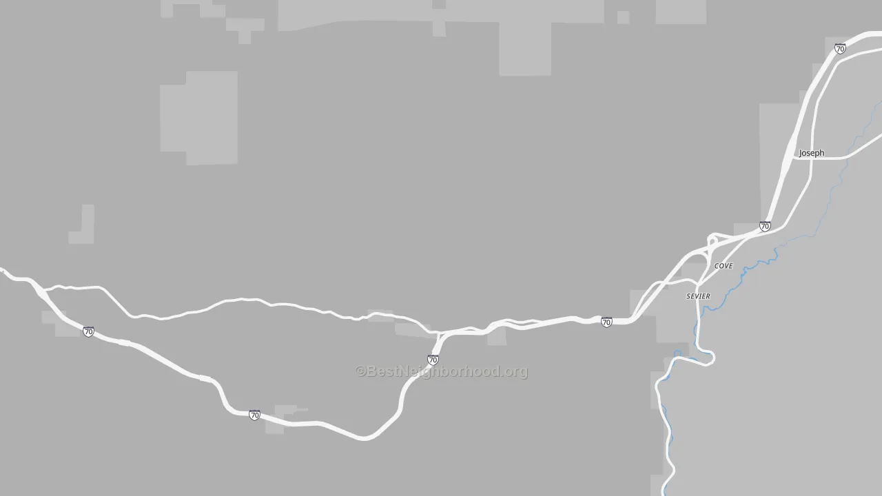 Transit Grade map of Sevier, UT