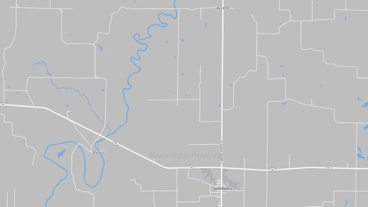 Transit Grade map of Seville, IL